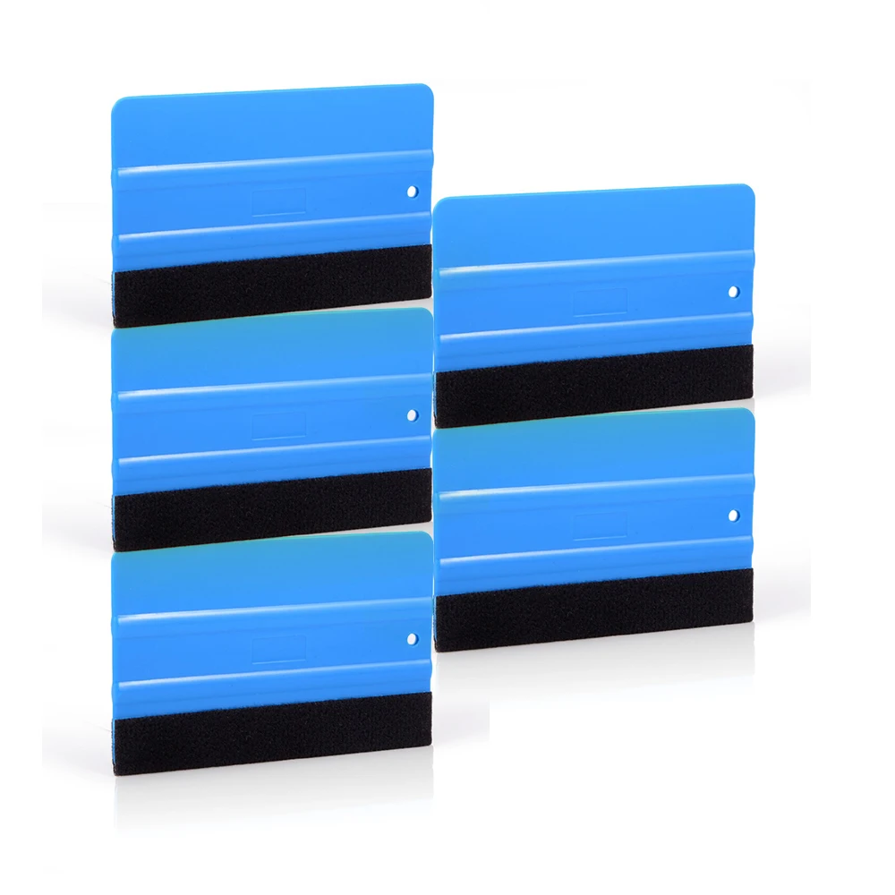 EHDIS 5pcs Blue Squeegee With Felt Car Vinyl Film Wrapping Tools 12x8cm Soft Plastic Scraper Window Tinting Tools Sticker Tool
EHDIS 5pcs Blue Squeegee With Felt Car Vinyl Film Wrapping Tools 12x8cm Soft Plastic Scraper Window Tinting Tools Sticker Tool