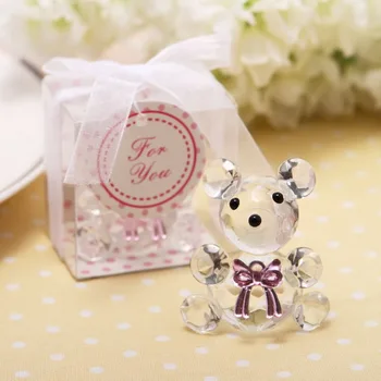 50pcs Mini Bear Crystal Baby Shower Boy Girl Baptism Party Born Baby wedding Favors for Guest
50pcs Mini Bear Crystal Baby Shower Boy Girl Baptism Party Born Baby wedding Favors for Guest
