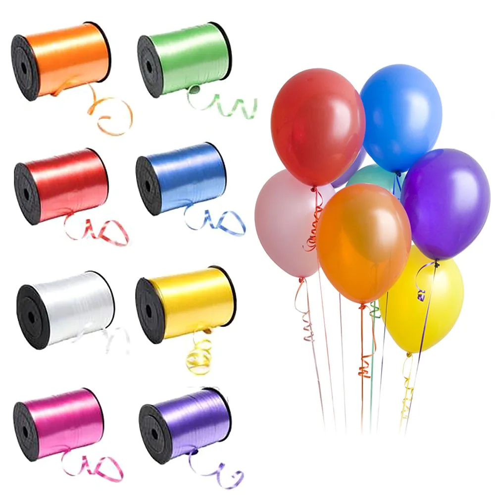 Фото 225 м воздушный шар лента для завивки рулон свадьба день рождения вечеринка сделай