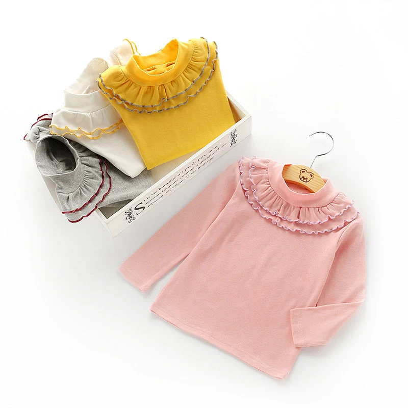 cute Spring Baby Girls Shirts Long Sleeve Children Clothing pleated Collar Lace Patchwork Girl Blouses Kids Clothes
cute Spring Baby Girls Shirts Long Sleeve Children Clothing pleated Collar Lace Patchwork Girl Blouses Kids Clothes