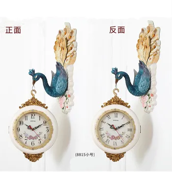 20 inches European-style peacocks with double silent clock living room clock creative modern art decorative clock
20 inches European-style peacocks with double silent clock living room clock creative modern art decorative clock
