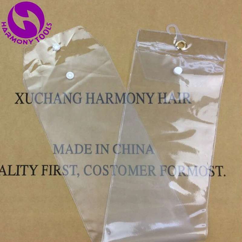 Free Shipping 10PCS Plastic PVC Bags for Packing Weave Hair for packing 14 inch-26 inch hair with button Transparent
Free Shipping 10PCS Plastic PVC Bags for Packing Weave Hair for packing 14 inch-26 inch hair with button Transparent