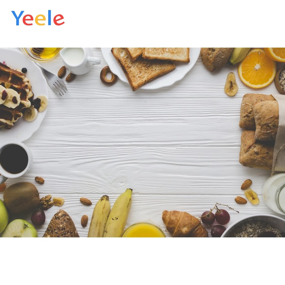 Yeele White Wooden Board Backdrops Breakfast Food Photography Background Customized Photographic Backdrop For Photo Studio
Yeele White Wooden Board Backdrops Breakfast Food Photography Background Customized Photographic Backdrop For Photo Studio