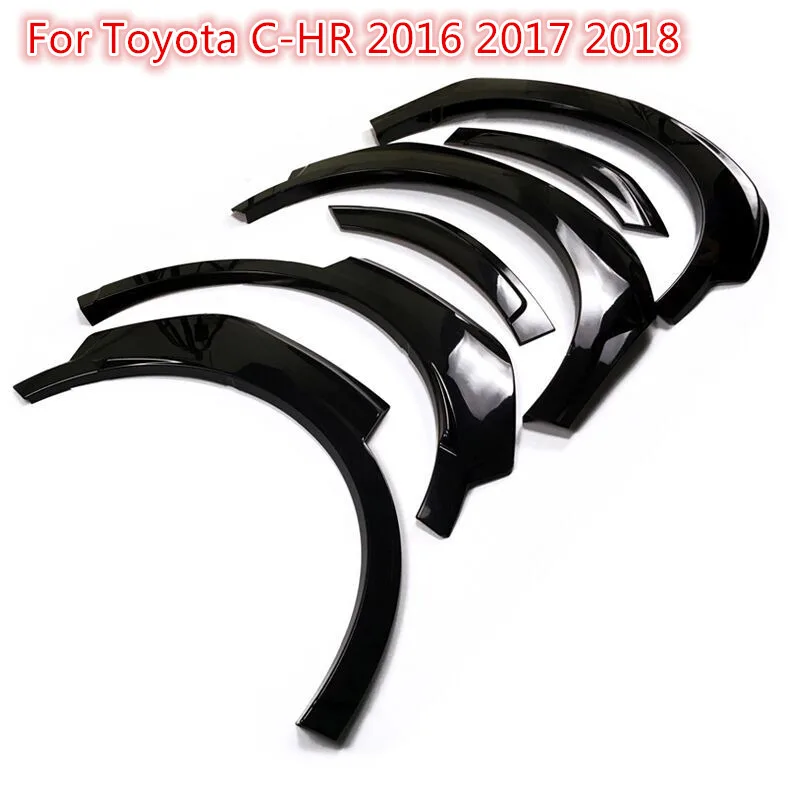 For Toyota C-HR 2016 2017 2018 Plastic Unpainted Accessories Car Truck Wheel Fender Flares Cover Wide body Kit wheel arches 6pcs
For Toyota C-HR 2016 2017 2018 Plastic Unpainted Accessories Car Truck Wheel Fender Flares Cover Wide body Kit wheel arches 6pcs