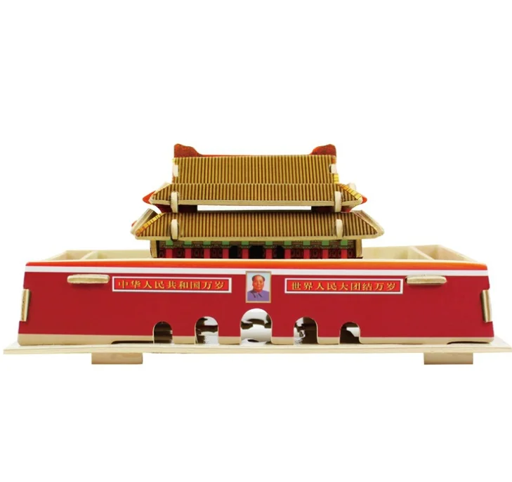 Chanycore Baby Learning Educational Wooden Toys 3D Puzzle Assembling World famous Tiananmen Rostrum Forbidden City Model DIY
Chanycore Baby Learning Educational Wooden Toys 3D Puzzle Assembling World famous Tiananmen Rostrum Forbidden City Model DIY