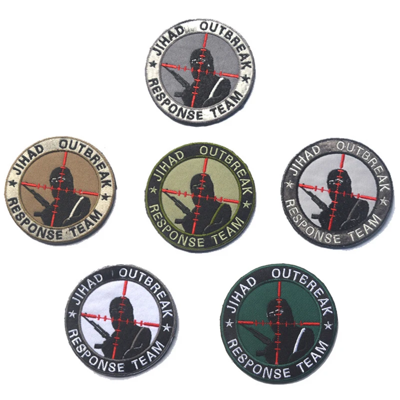 ARMY PVC RUBBER MILITARIA MORALE BADGE TACTICAL HOOK PATCH *04 FIRE FIGHTER U.S