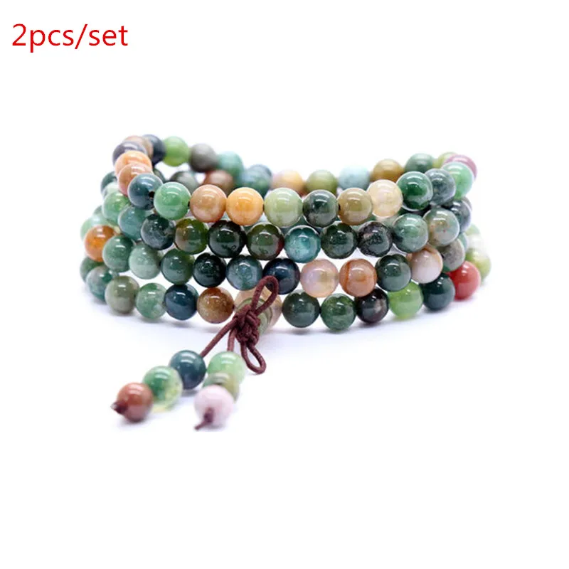 2pcs/set 108 Beads Mala Bracelet Necklace 6mm Crystal Buddha Bracelet/Necklace For Women Girls Prayer Bless Tibetan Buddhist
2pcs/set 108 Beads Mala Bracelet Necklace 6mm Crystal Buddha Bracelet/Necklace For Women Girls Prayer Bless Tibetan Buddhist