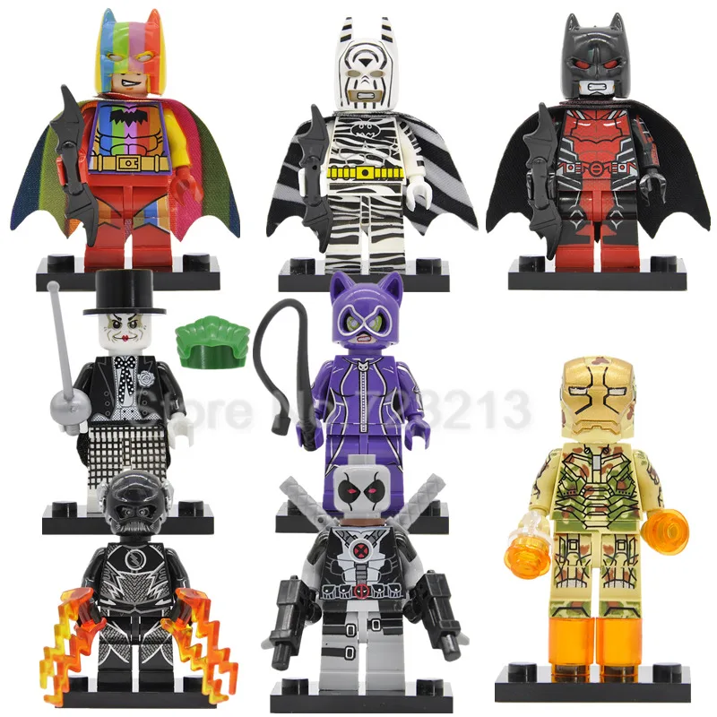 Zoom DC Super Hero Batman Figure Joker Legoingly Catwoman Marvel Iron Man Deadpool Building Block Model Toys For Children
Zoom DC Super Hero Batman Figure Joker Legoingly Catwoman Marvel Iron Man Deadpool Building Block Model Toys For Children