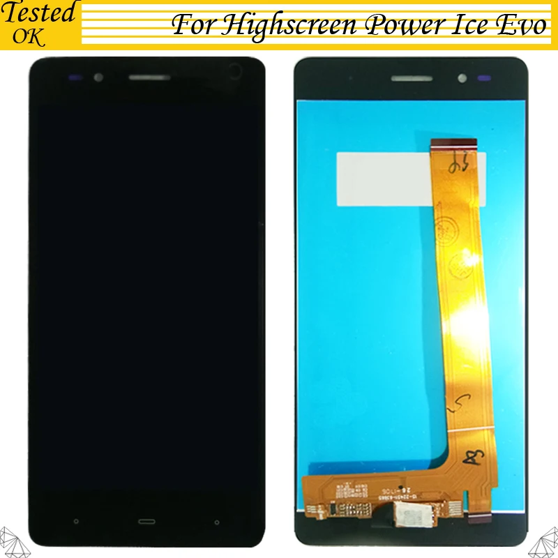 

100% Tested Working 5 inch For Highscreen Power ICE Evo LCD Display Touch Screen Digitizer Sensor Assembly Replacement Parts