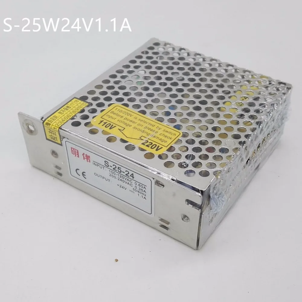 free shipping 24 V dc 1.1A 25 Watts MW Power Supply Unit Switch 110 220V AC Input S-25W24V1.1A
free shipping 24 V dc 1.1A 25 Watts MW Power Supply Unit Switch 110 220V AC Input S-25W24V1.1A