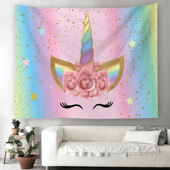 3D Unicorn Tapestry Wall Hanging Decorative Wall Carpet Cartoon Bed Sheet for Kids Girls Picnic Mat Floral Bedspreads
3D Unicorn Tapestry Wall Hanging Decorative Wall Carpet Cartoon Bed Sheet for Kids Girls Picnic Mat Floral Bedspreads