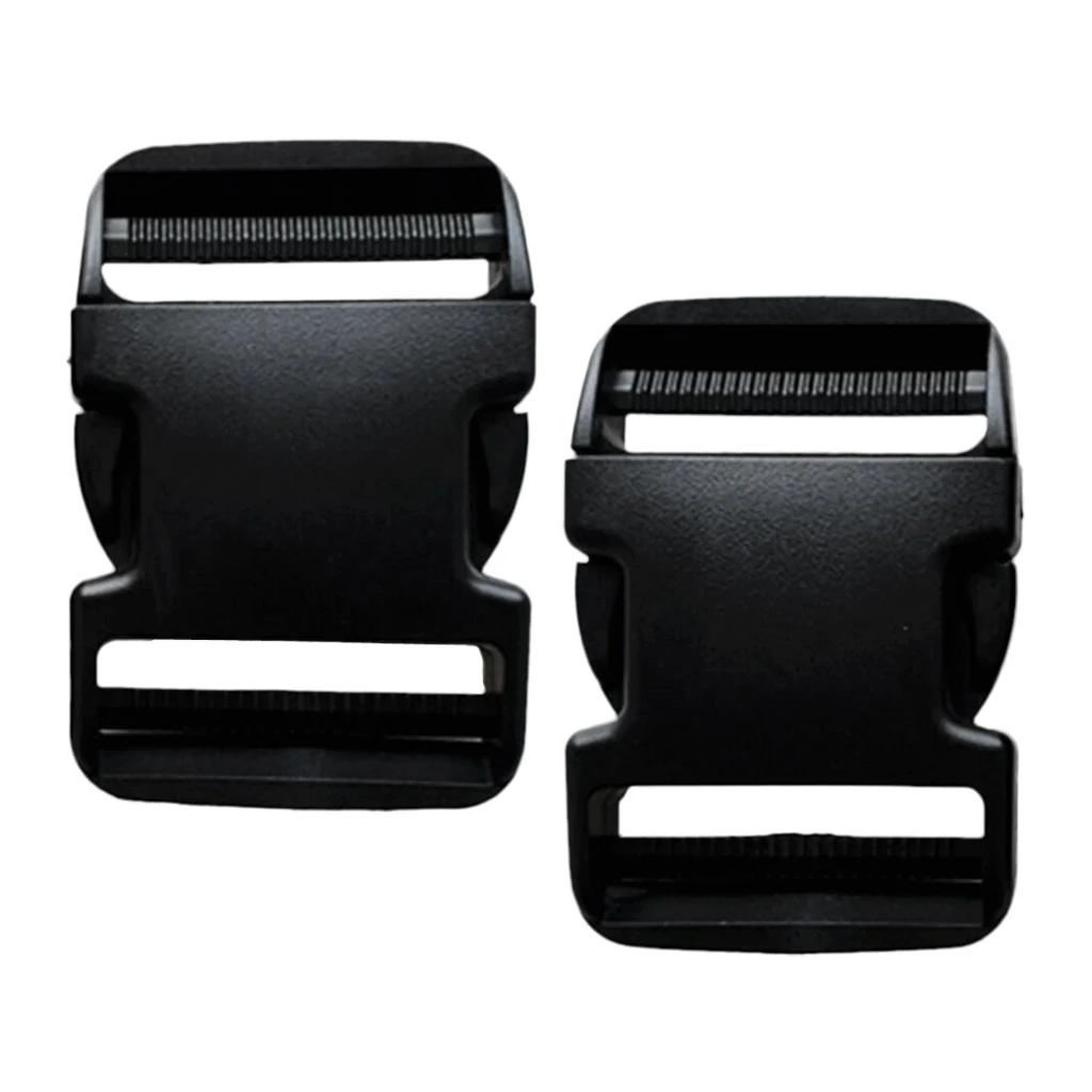 2Pcs Scuba Diving Buckle Plastic Black Strap Webbing Side Release Buckle 90mm 2Pcs Scuba Diving Buckle Plastic Black Strap Webbing Side Release Buckle 90mm