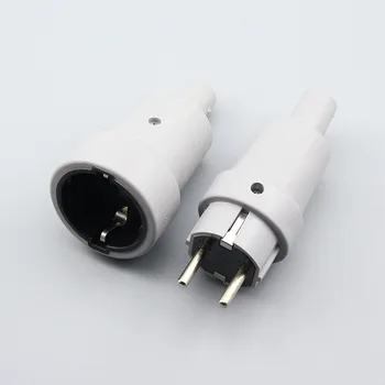 European German male female plugs PVC Anti-impact Electrical Plug Detachable Connection Cable plug
European German male female plugs PVC Anti-impact Electrical Plug Detachable Connection Cable plug