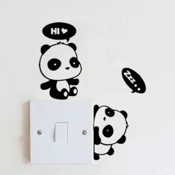 3PCS DIY Panda Switch wall paper Wall Quote Wallpaper Vinyl Decor DIY3D for living room good quality hot selling 
3PCS DIY Panda Switch wall paper Wall Quote Wallpaper Vinyl Decor DIY3D for living room good quality hot selling