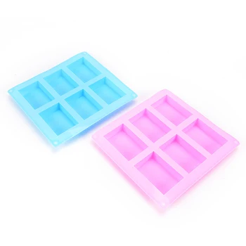 Useful 6-Cavity Plain Rectangle Soap Silicone Mold Fondant Cake Decorating Tools Ice Chocolate Mould Tray for Homemade Making
Useful 6-Cavity Plain Rectangle Soap Silicone Mold Fondant Cake Decorating Tools Ice Chocolate Mould Tray for Homemade Making