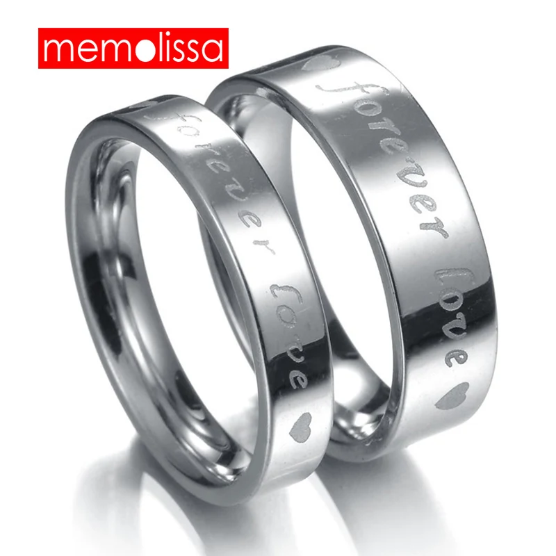 4mm+6mm Wedding Couple Rings For Women Men Engagement Stainless Steel Silver color Forever Love Jewelry Fashion Ring Lover Gift
4mm+6mm Wedding Couple Rings For Women Men Engagement Stainless Steel Silver color Forever Love Jewelry Fashion Ring Lover Gift