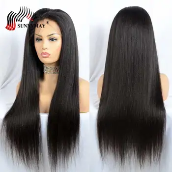 Sunnymay Full Lace Human Hair Wigs Yaki Straight Indian Hair Transparent Full Lace Wigs Pre Plucked Natural Hair Line
Sunnymay Full Lace Human Hair Wigs Yaki Straight Indian Hair Transparent Full Lace Wigs Pre Plucked Natural Hair Line