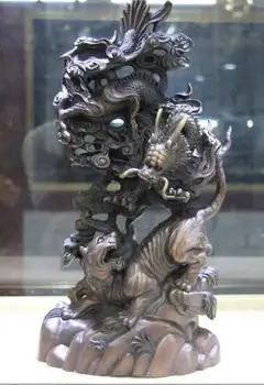 YM 306 China Home Feng Shui Copper Bronze Dragon Play Tiger Battle combat Art statue
YM 306 China Home Feng Shui Copper Bronze Dragon Play Tiger Battle combat Art statue
