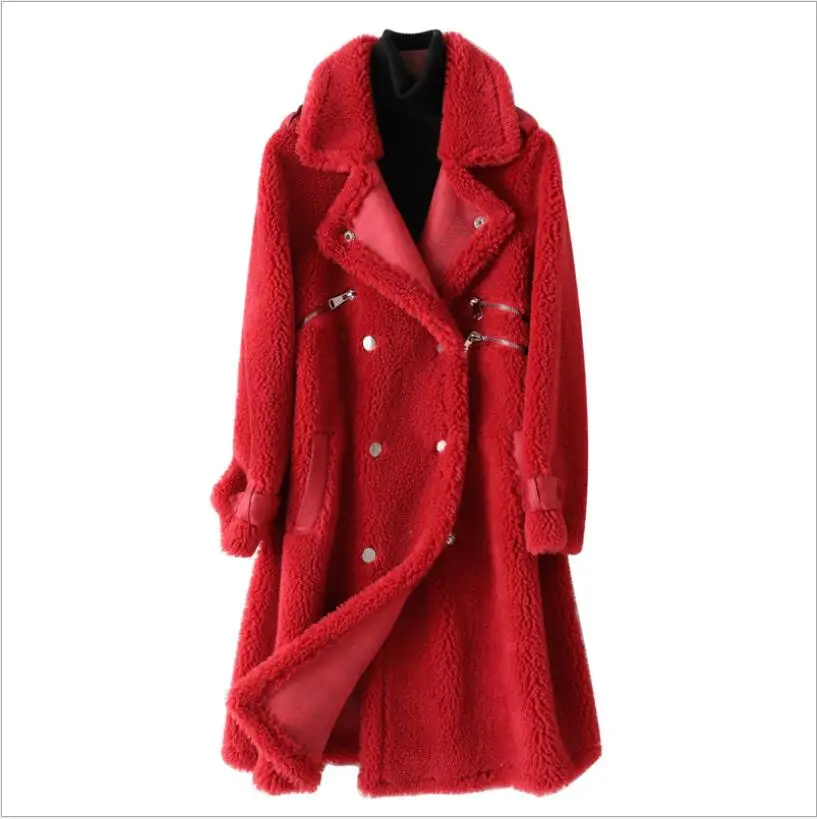 2019 Faux Fur Coat Winter New Luxury High quality Sheep Shear Coat Loose Mid-Length Fashion Coats Woman
2019 Faux Fur Coat Winter New Luxury High quality Sheep Shear Coat Loose Mid-Length Fashion Coats Woman