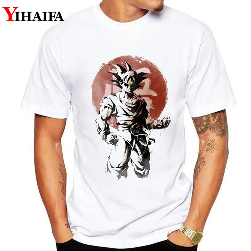 Fashion Men T Shirt Dragon Ball Z Goku Son Anime Graphic Tee suit gym T-Shirts Casual Short Sleeve Summer White Tops
Fashion Men T Shirt Dragon Ball Z Goku Son Anime Graphic Tee suit gym T-Shirts Casual Short Sleeve Summer White Tops