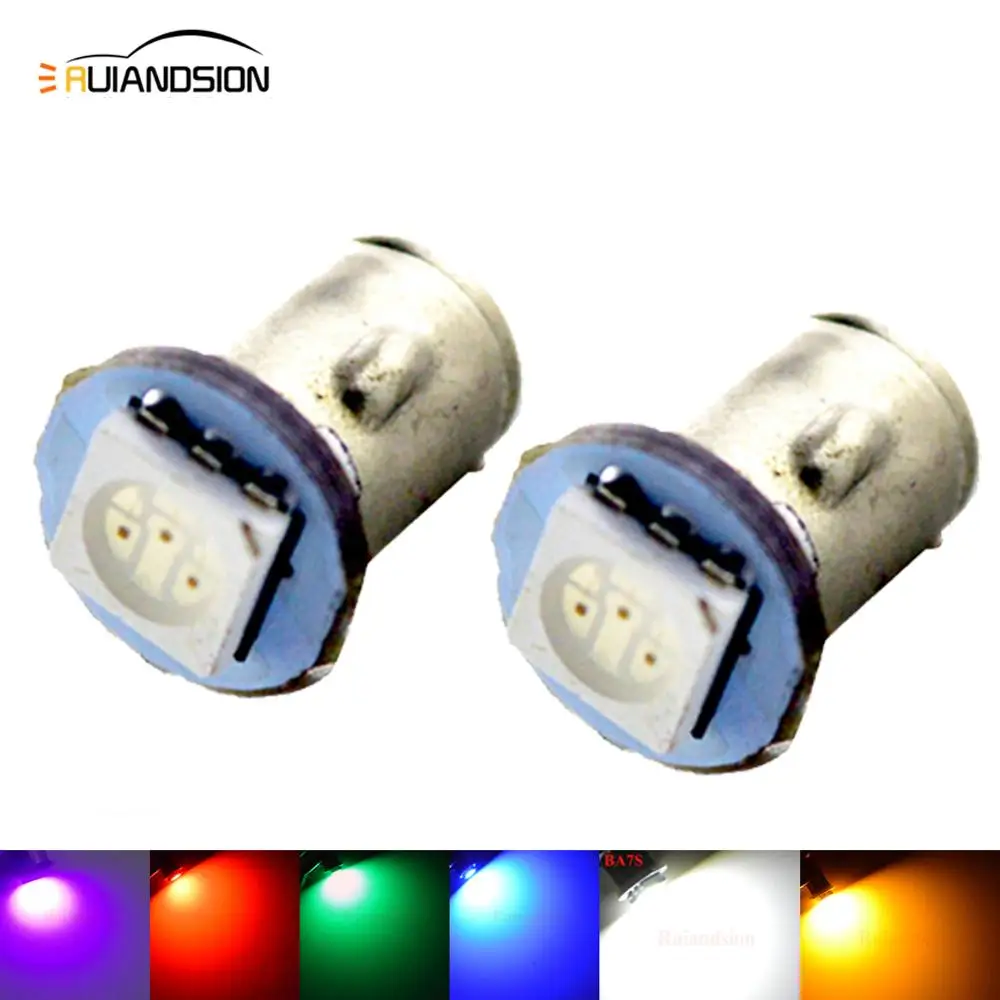 2X BA7S Instrument LED light LED 5050 DC 12V SMD 6V DC Auto MOTOR Replacement HID Green White red blue yellow pink
2X BA7S Instrument LED light LED 5050 DC 12V SMD 6V DC Auto MOTOR Replacement HID Green White red blue yellow pink