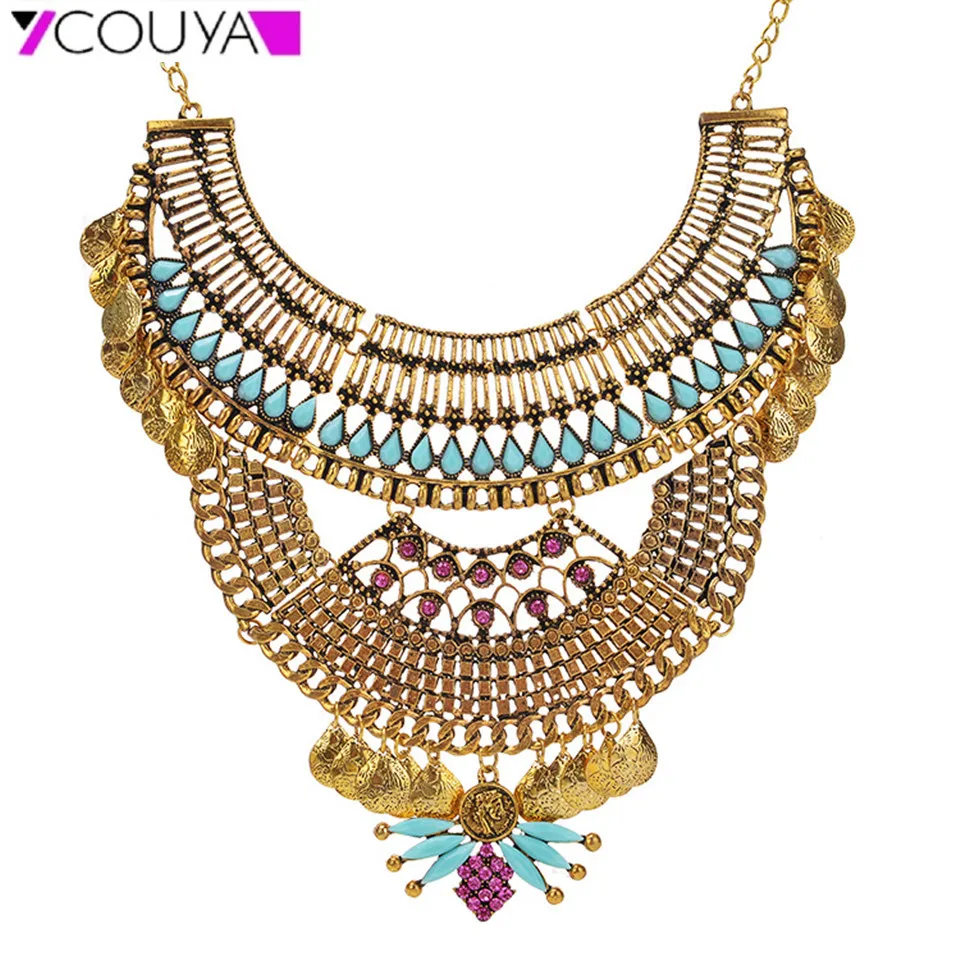 Women Retro Necklace Semi-circular Pendant Necklace Indian Jewelry Female Clothes Accessories National Style Handicrafts
Women Retro Necklace Semi-circular Pendant Necklace Indian Jewelry Female Clothes Accessories National Style Handicrafts