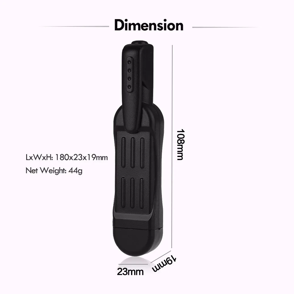 T189 Full HD 1080P Mini Wearable Small Pen Camera With 32GB Card Support 10 T189 Full HD 1080P Mini Wearable Small Pen Camera With 32GB Card Support 10