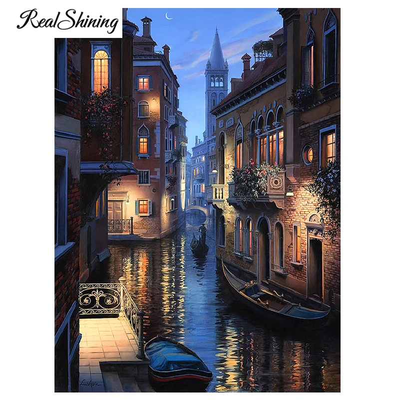 REALSHINING Diy diamond painting Venice Landscape handmade full diamond embroidery 5d square diamond mosaic full pasted FS1151
REALSHINING Diy diamond painting Venice Landscape handmade full diamond embroidery 5d square diamond mosaic full pasted FS1151