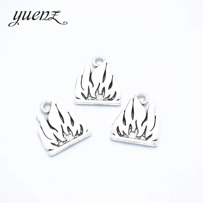 YuenZ 10 pcs Antique Silver flame Charm Bracelet Necklace Jewelry Making Handmade DIY 18*16mm J363
YuenZ 10 pcs Antique Silver flame Charm Bracelet Necklace Jewelry Making Handmade DIY 18*16mm J363