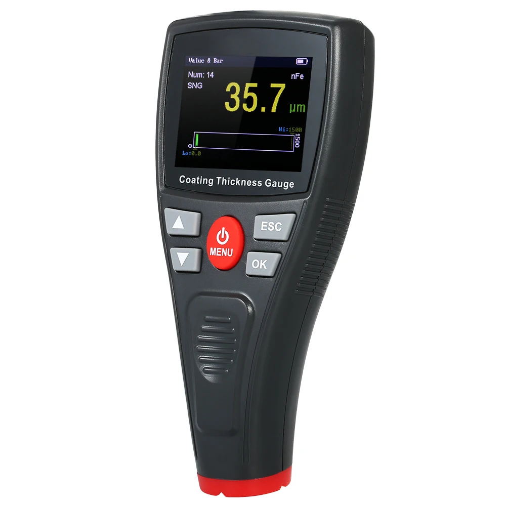 Mini Digital Automotive paint Thickness Gauge Car Paint Tester Coating Meter with Color LCD Fe Probe Car Detector Measure Paint
Mini Digital Automotive paint Thickness Gauge Car Paint Tester Coating Meter with Color LCD Fe Probe Car Detector Measure Paint