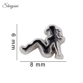 F324 New 20pcs/lot Alloy Black Sexy Girl Charms Floating Locket Charms for Openable Living Glass Locket Wholessale
F324 New 20pcs/lot Alloy Black Sexy Girl Charms Floating Locket Charms for Openable Living Glass Locket Wholessale
