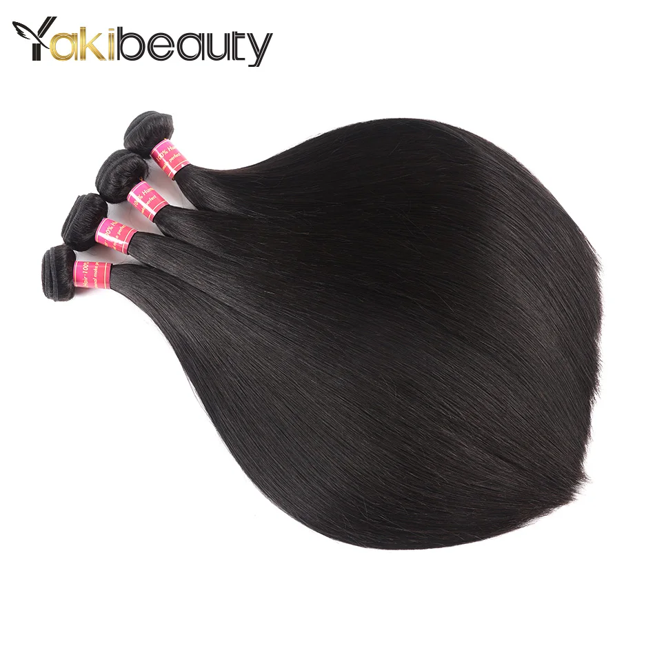 Yakibeauty Peruvian Straight Hair Bundles 3pcslot Human Hair Extensions Remy Hair Weave Bundles 8-28 Double Weft free shipping (35)