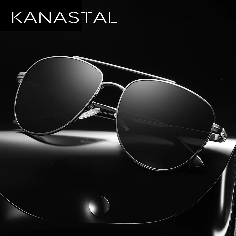 KANASTAL Brand Designer Polarized Sunglasses Men Polarized Alloy Frame Aviation Sunglasses Men gafas de sol mujer UV400
KANASTAL Brand Designer Polarized Sunglasses Men Polarized Alloy Frame Aviation Sunglasses Men gafas de sol mujer UV400
