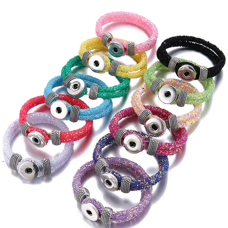 New Fashion Trendy Fluorescent color Sequin Shinning Snap bracelets fit 18MM snap buttons snap jewelry SE0214 Gift
New Fashion Trendy Fluorescent color Sequin Shinning Snap bracelets fit 18MM snap buttons snap jewelry SE0214 Gift