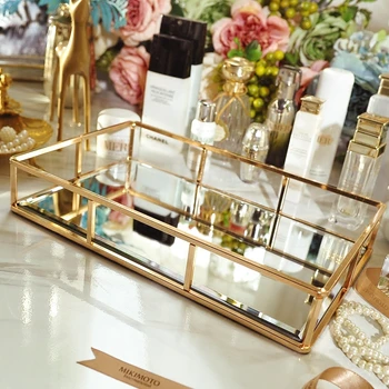 Home decor glass golden creative tray decoration living room decoration wrought iron plate
Home decor glass golden creative tray decoration living room decoration wrought iron plate