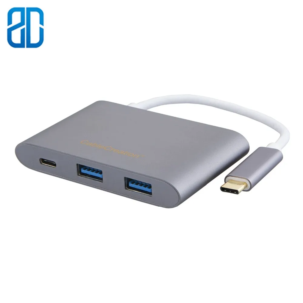 USB 3 1 Type C для 2xUSB3.0 Hub + PD зарядка TF/MicroSD SD/MMC адаптер совместимый MacBook Pro Air 2018 Chromebook |