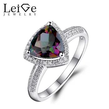 Leige Jewelry Mystic Rainbow Topaz Ring 925 Sterling Silver Fine Jewelry Wedding Rings for Women Anniversary Gift Triangle Cut
Leige Jewelry Mystic Rainbow Topaz Ring 925 Sterling Silver Fine Jewelry Wedding Rings for Women Anniversary Gift Triangle Cut