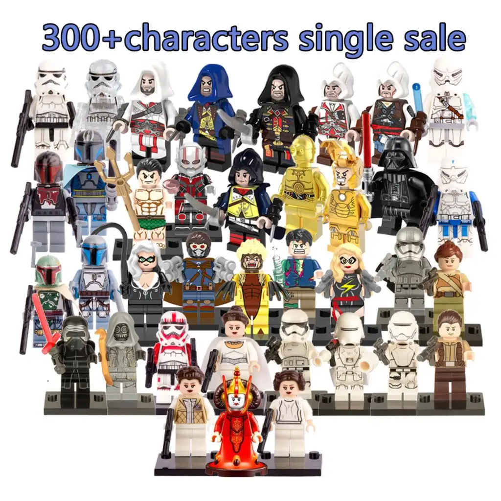 1PC Joker Harley Quinn Professor X Darth Vader Star Wars diy figures Super Heroes Avengers Building Blocks Kids Bricks Toys Xmas
1PC Joker Harley Quinn Professor X Darth Vader Star Wars diy figures Super Heroes Avengers Building Blocks Kids Bricks Toys Xmas