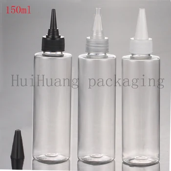 30pc 150ml empty clear plastic bottle container with pointed mouth cap,5 oz lotion PET bottles with screw cap,cosmetic packaging
30pc 150ml empty clear plastic bottle container with pointed mouth cap,5 oz lotion PET bottles with screw cap,cosmetic packaging
