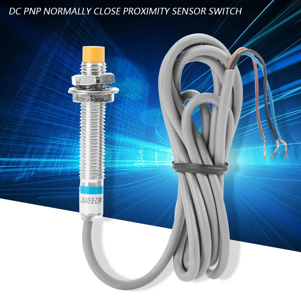 LJ8A3-2-Z/AY Proximity Sensor Switch DC PNP Normally Close Cylindrical Capacitive Proximity Switch 2mm Inductive Sensor Switch
LJ8A3-2-Z/AY Proximity Sensor Switch DC PNP Normally Close Cylindrical Capacitive Proximity Switch 2mm Inductive Sensor Switch