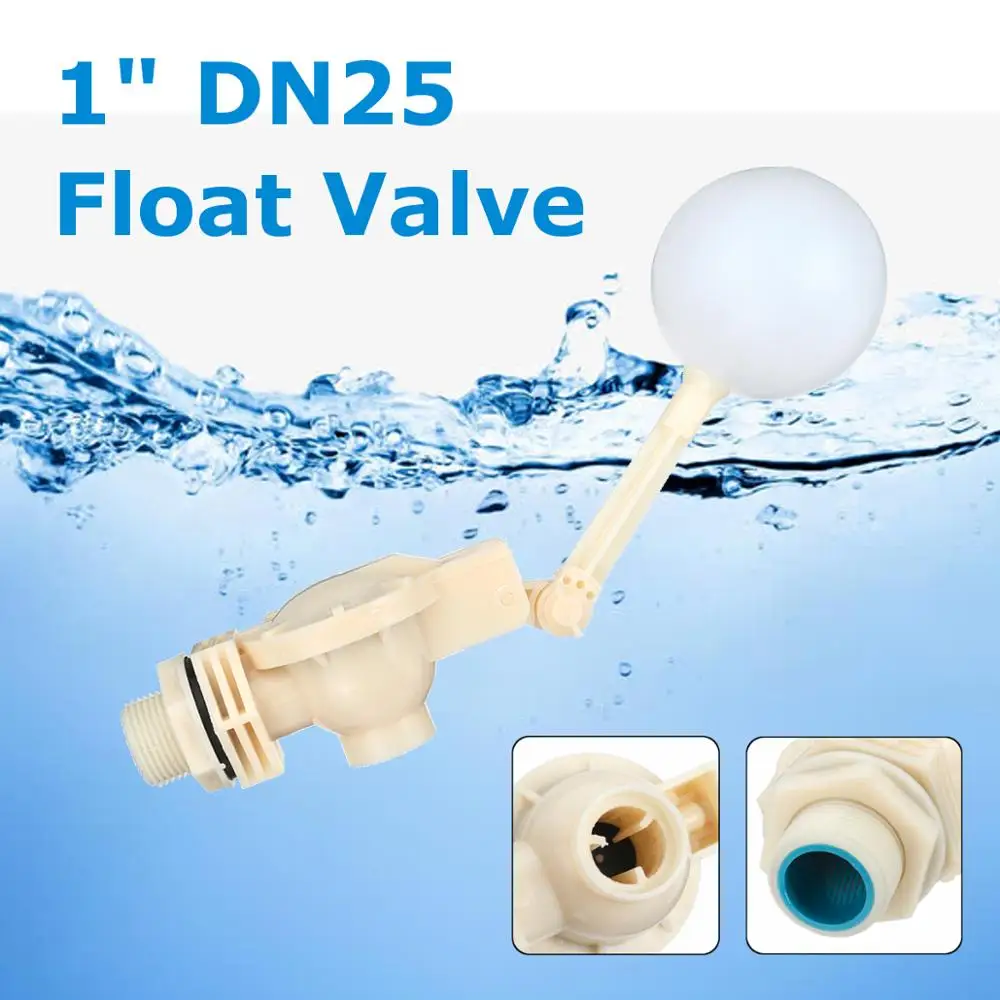 1'' Adjustable Plastic Float Ball Valve Automatic Fill Float Ball Valve Water Control Switch For Water Tower Water Tank Aquarium
1'' Adjustable Plastic Float Ball Valve Automatic Fill Float Ball Valve Water Control Switch For Water Tower Water Tank Aquarium