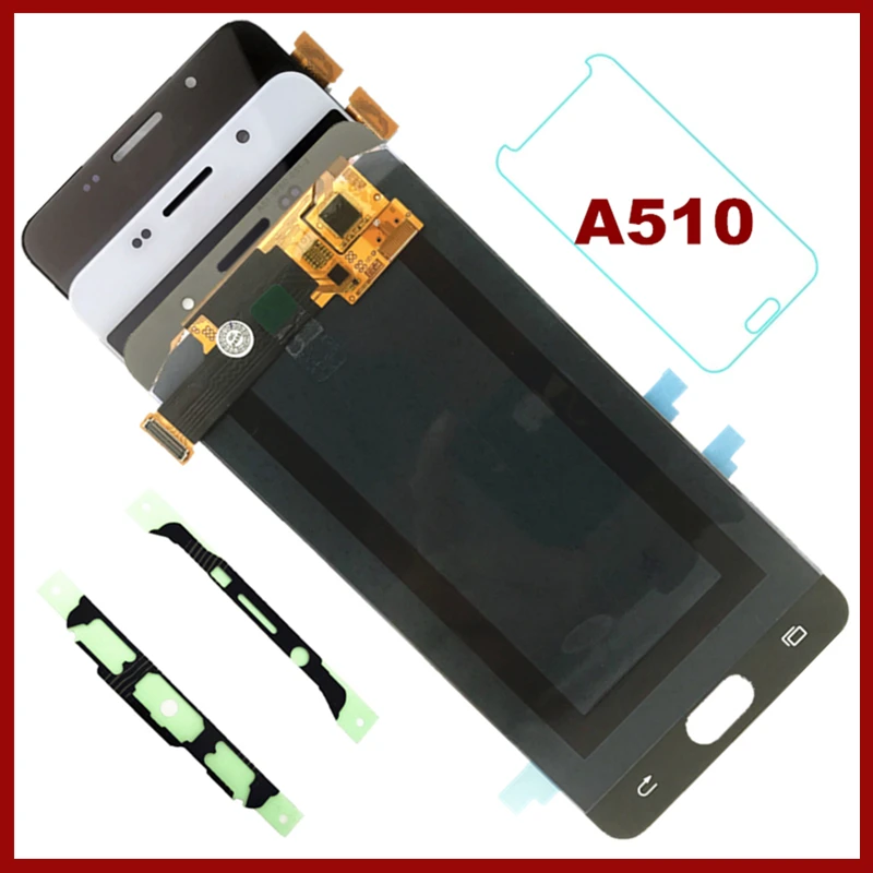 Super AMOLED LCD for SAMSUNG Galaxy A5 2016 A510 A510FD A510F A510M LCD Display Touch Screen Digitizer Assembly Replacement
Super AMOLED LCD for SAMSUNG Galaxy A5 2016 A510 A510FD A510F A510M LCD Display Touch Screen Digitizer Assembly Replacement