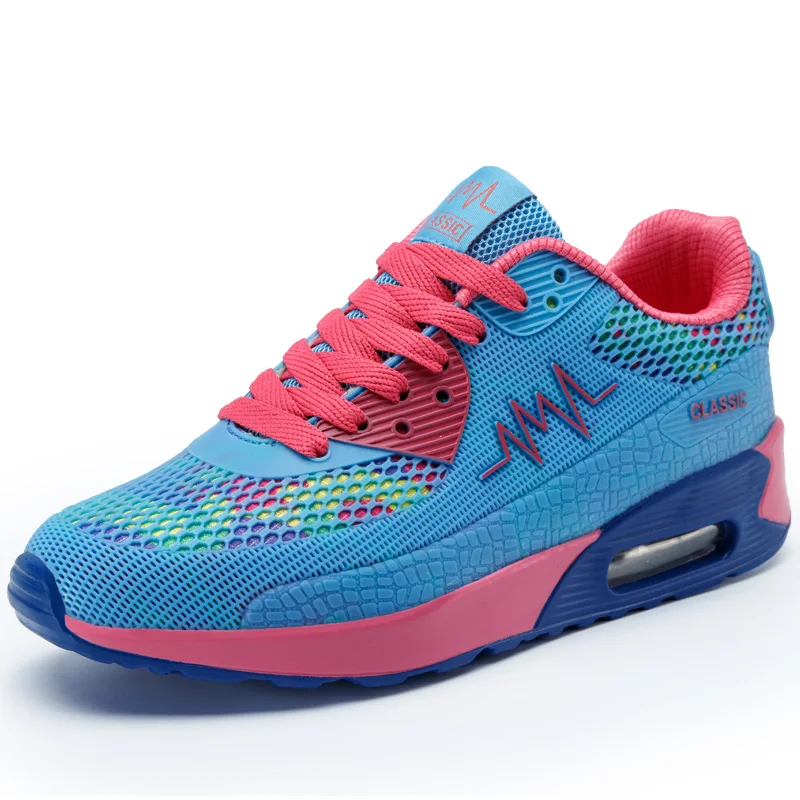 Women Sport Sneakers Luxury Brand Blue Black Pink Running Shoes 2018 Female Air Cushioning Gym Trainers Non Slip Jogging Shoes
Women Sport Sneakers Luxury Brand Blue Black Pink Running Shoes 2018 Female Air Cushioning Gym Trainers Non Slip Jogging Shoes
