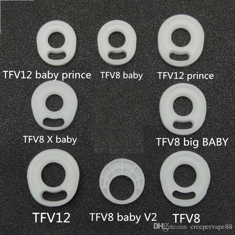 10pcs VapeSoon White Seal O Ring Silicon Ring For TFV8/TFV8 x baby/TFV8 baby V2/TFV12 prince/TFV8 big baby/TFV12 baby prince ETC
10pcs VapeSoon White Seal O Ring Silicon Ring For TFV8/TFV8 x baby/TFV8 baby V2/TFV12 prince/TFV8 big baby/TFV12 baby prince ETC