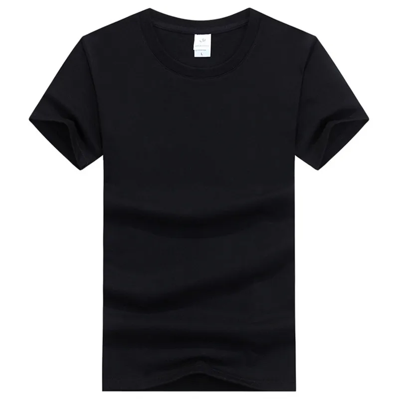 Men's 2019 spring and summer new casual trend round neck white letter print short-sleeved T-shirt top