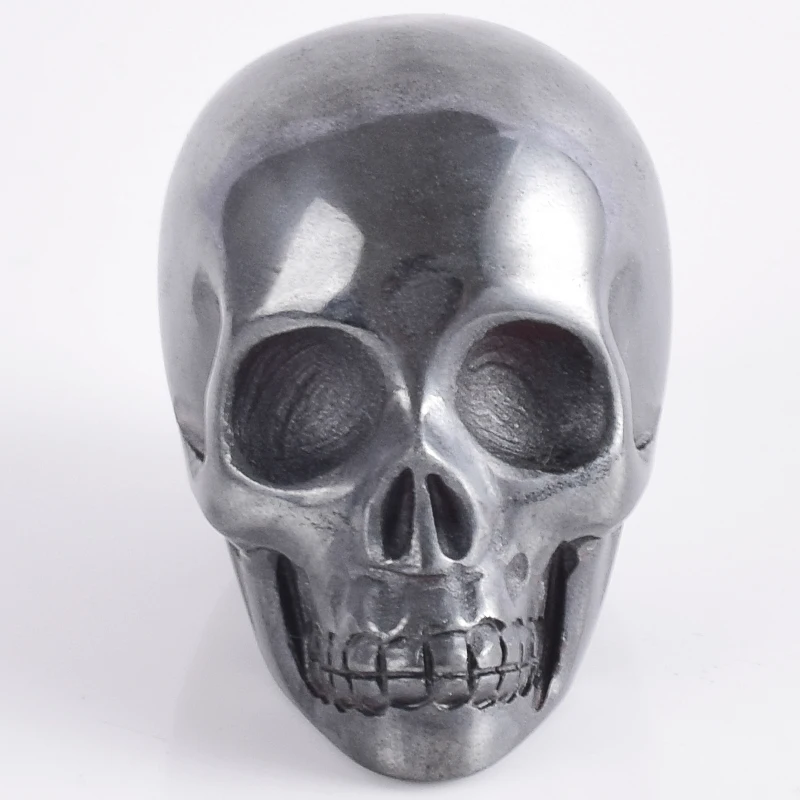 2 inch Handmade Hematite skull figurine Crystal Carved stone statue Fengshui natural mineral quartz Home decor art collectible
2 inch Handmade Hematite skull figurine Crystal Carved stone statue Fengshui natural mineral quartz Home decor art collectible