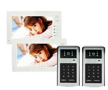 XINSILU Wholesale Wired Touch Key 7" Video Door Phone Intercom System 2 RFID Keypad Code Number Doorbell Camera 2 Monitors
XINSILU Wholesale Wired Touch Key 7" Video Door Phone Intercom System 2 RFID Keypad Code Number Doorbell Camera 2 Monitors