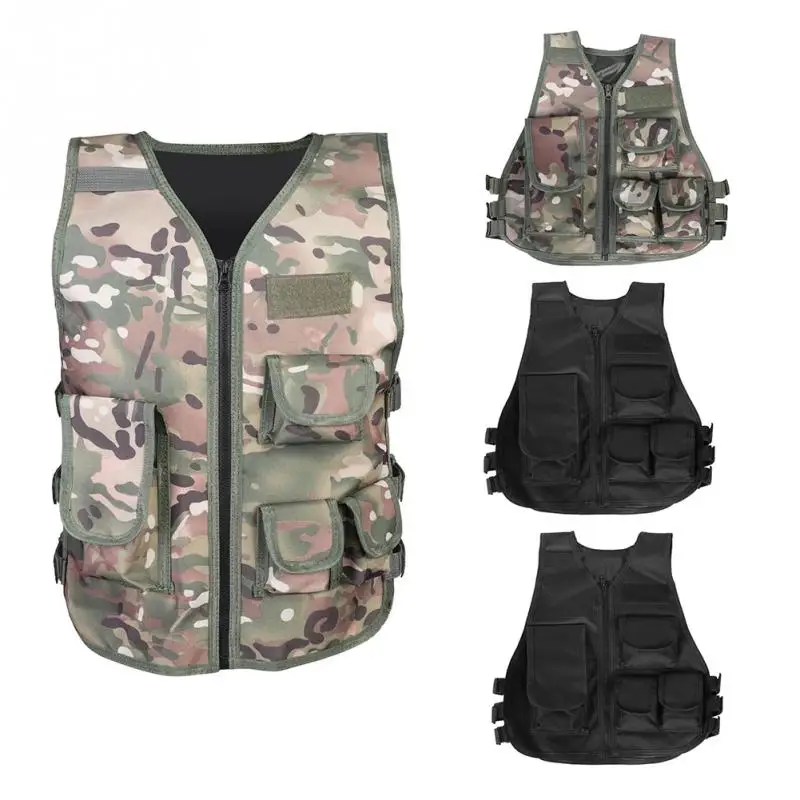 Children Kids Military Waistcoat Nylon Waistcoat Camouflage Vest for Outdoors Games Sweat-Absorbent Breathable Sport Accessories
Children Kids Military Waistcoat Nylon Waistcoat Camouflage Vest for Outdoors Games Sweat-Absorbent Breathable Sport Accessories