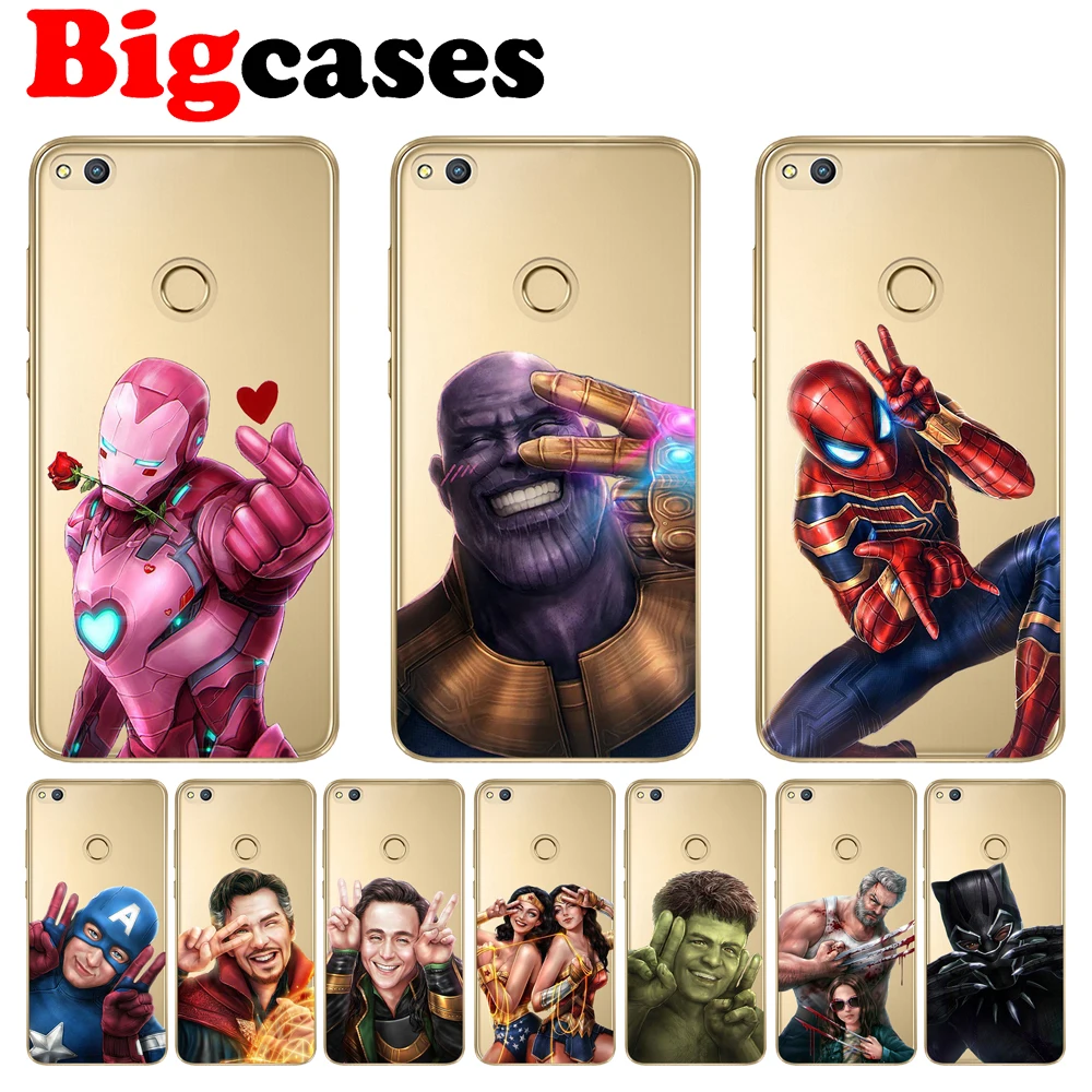 For Huawei P8 P9 Lite 2017 Case Cover Soft TPU Silicone Fundas Iron Man Spiderman Wolverine Hulk Coque Phone Shell Honor 8 Lite
For Huawei P8 P9 Lite 2017 Case Cover Soft TPU Silicone Fundas Iron Man Spiderman Wolverine Hulk Coque Phone Shell Honor 8 Lite