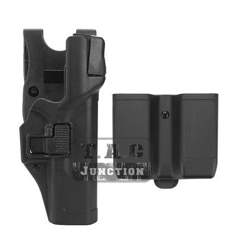 Serpa Level 3 Auto Lock Right Hand Waist Pistol Holster w/ Jacket Slot Duty Belt Loop & Mag Pouch for Glock 17 19 22 23 31 32
Serpa Level 3 Auto Lock Right Hand Waist Pistol Holster w/ Jacket Slot Duty Belt Loop & Mag Pouch for Glock 17 19 22 23 31 32